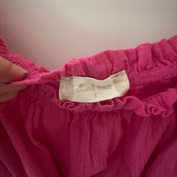 Altar'd State Pink🌸 Ruffled Halter Top, Size Small - Picture 3 of 4